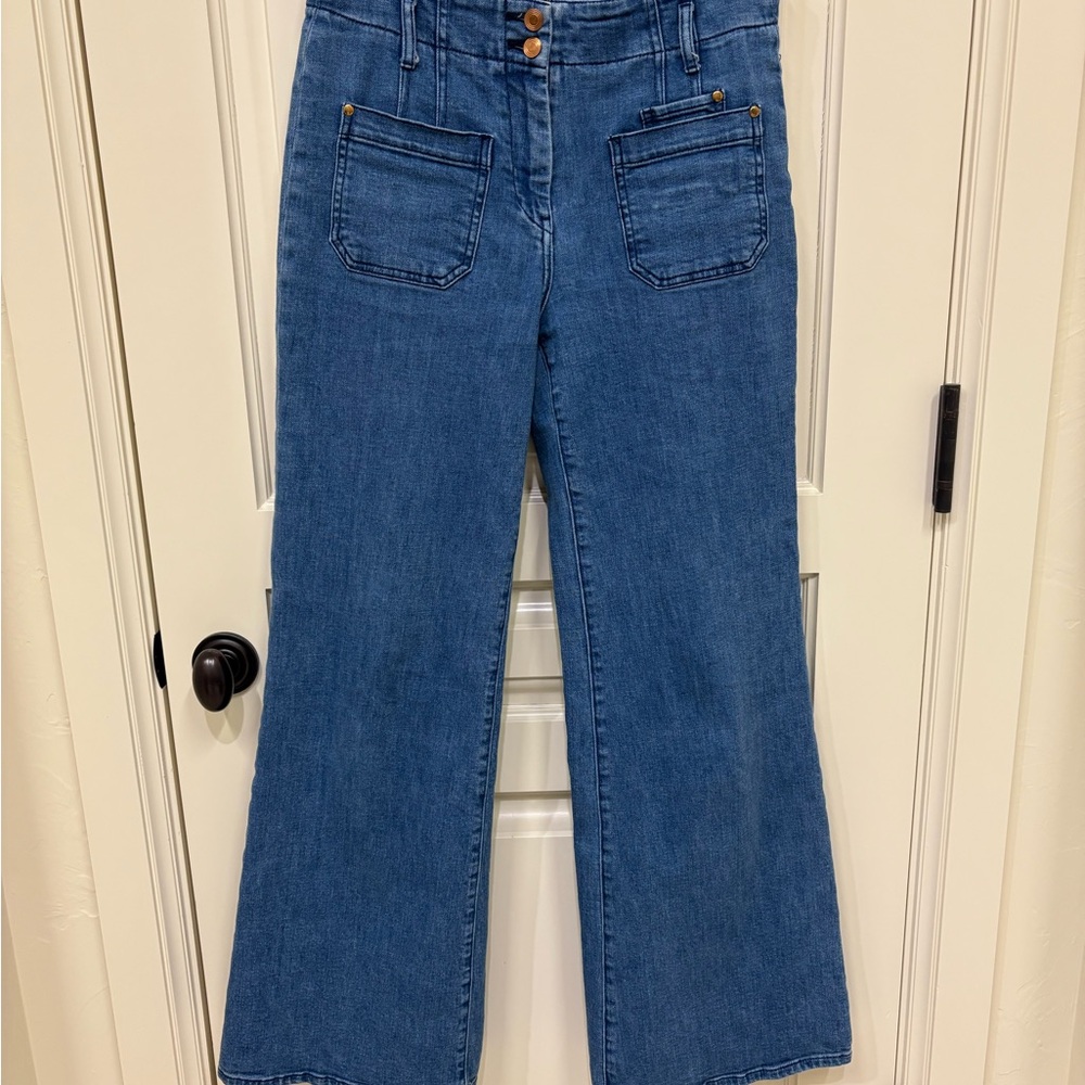 Maeve Blue Flare Women's Jeans